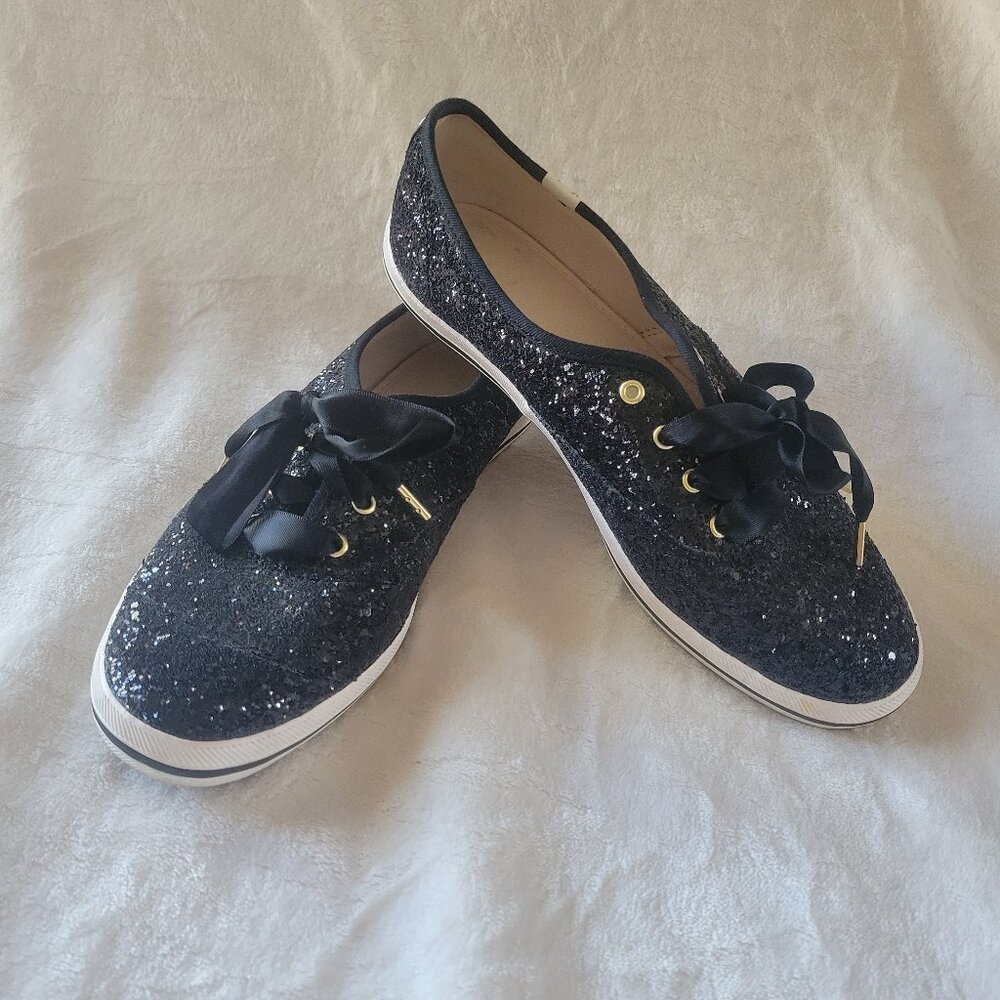 Kate spade X Keds sparkling tennis shoes sz 8